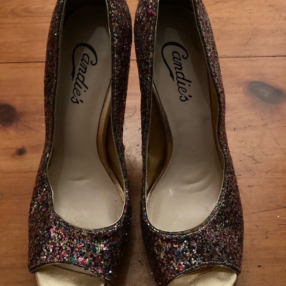 Multi sparkle high heels, Candies brand